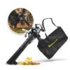 Restored Sun Joe SJ-BVM-GA | Electric 3-in-1 Blower, Mulcher & Vacuum | With Gutter Kit (Refurbished)