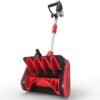 Restored Snow Joe 24V-SS13.5-XR-RED | IONMAX Cordless Snow Shovel Kit | 24-Volt* | 13.5 Inch | W/ 5.0-Ah Battery and Charger | Directional Control (Refurbished)