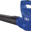 Restored Sun Joe SBJ597E | 6-Amp 155 MPH Electric Leaf Blower, Blue (Refurbished)