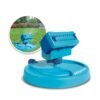 Aqua Joe AJ-OSPR20 | Mini Gear-Driven Oscillating Sprinkler | On Sled Base | Customizable Coverage | 4,250 Sq. Ft. Max | Blue (Refurbished)