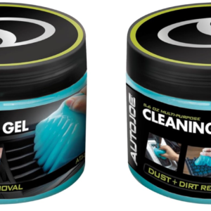 Restored Car Cleaning Gel | Automotive Dust Car Crevice Cleaner | Slime Auto Air Vent and Interior Detail Removal | Car Putty and Keyboard Cleaner (2-Pack, Unscented) (Refurbished)