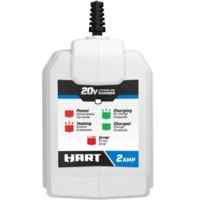 Restored HART CGH001 20-Volt 2Ah Fast Charger | 3x Faster Than Standard Chargers (Refurbished)