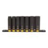 IMPACT SOCKETS SAE DEEP 7PC