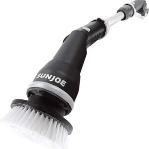 Restored Sun Joe 24V-PWSCRB-LTW | 24-Volt* IONMAX Cordless Multi-Purpose Indoor/Outdoor 1000-OPM Oscillating Scrubber | 4 Attachments & Battery + Charger Included (Refurbished)